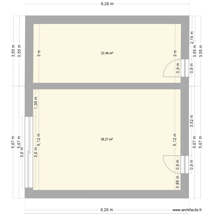 233. Plan de 0 pièce et 0 m2