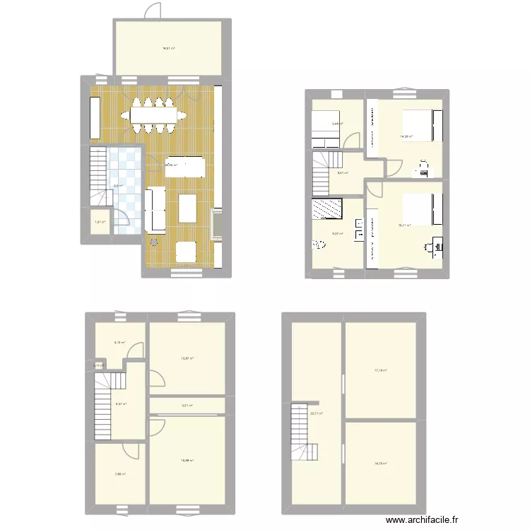 Chez nous VG. Plan de 19 et 232 m² Chez nous VG. Plan de 19 et 232 m²