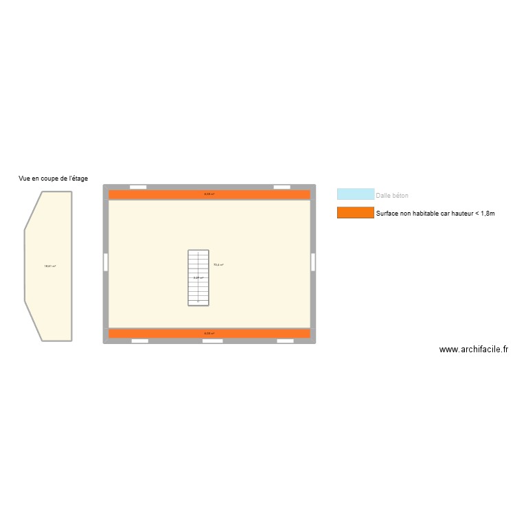 Aubry. Plan de 8 pièces et 203 m2