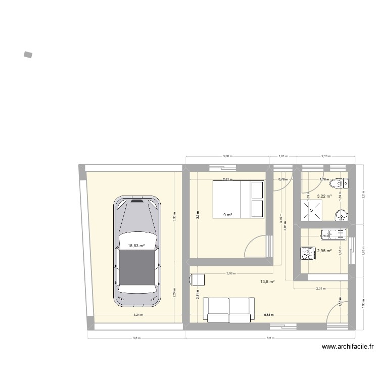 Plan EA. Plan de 0 pièce et 0 m2