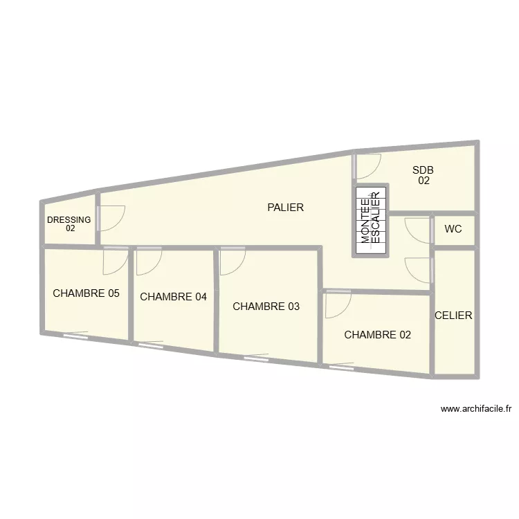 PLAN ETAGE VERGEZE 9. Plan de PLAN ETAGE VERGEZE 9. Plan de