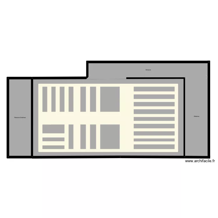 Intermarch&eacute;. Plan de 