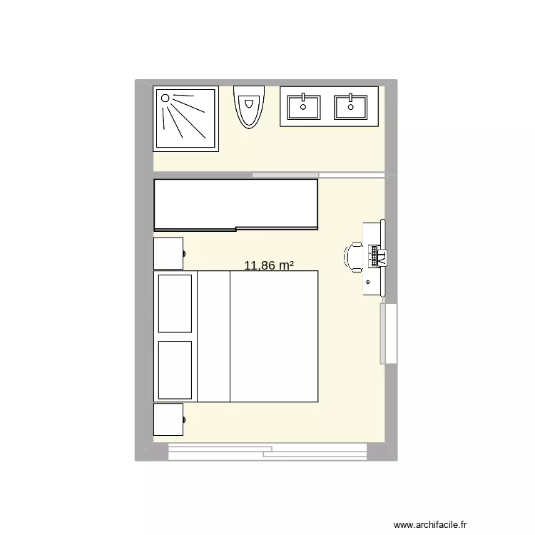 idée chambre 3. Plan de 1 pièce et 12 m² idée chambre 3. Plan de 1 pièce et 12 m²