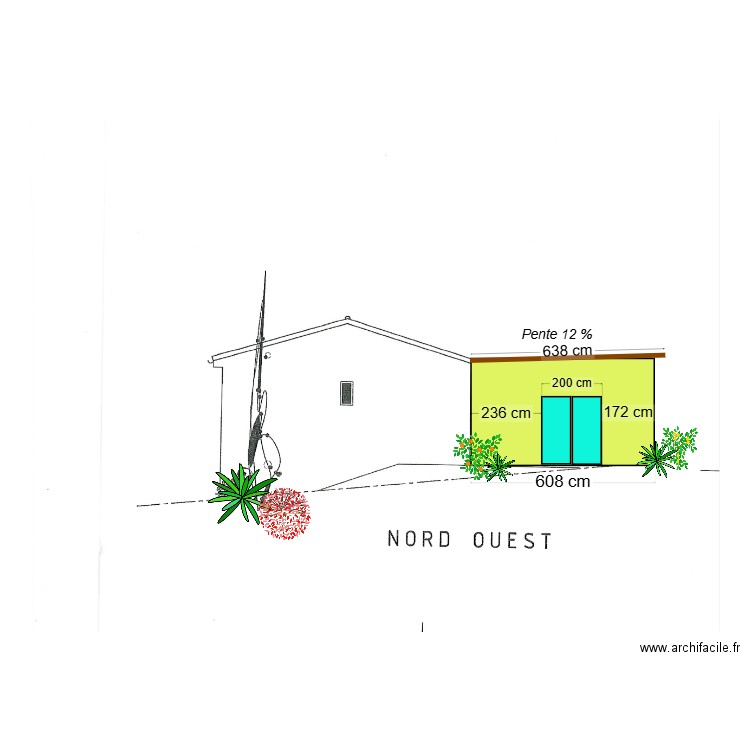 Nord Ouest 0925. Plan de 0 pièce et 0 m2