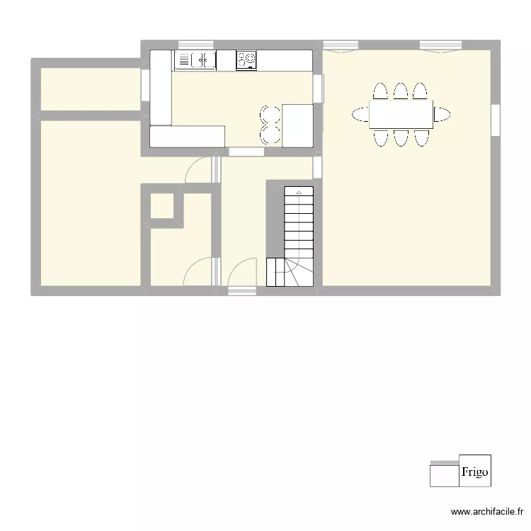 Maison Allinges. Plan de 