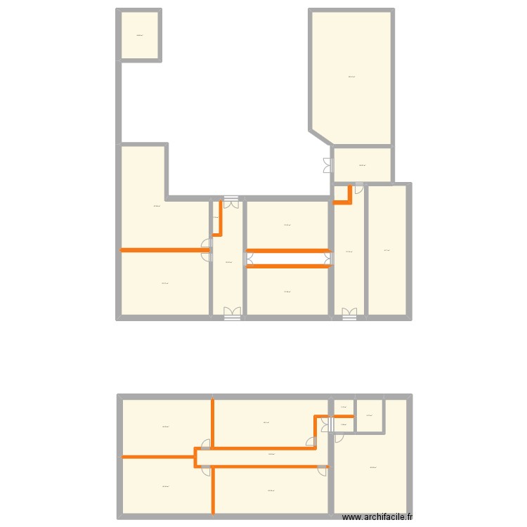 Projet bertrichamps. Plan de 20 pièces et 736 m2
