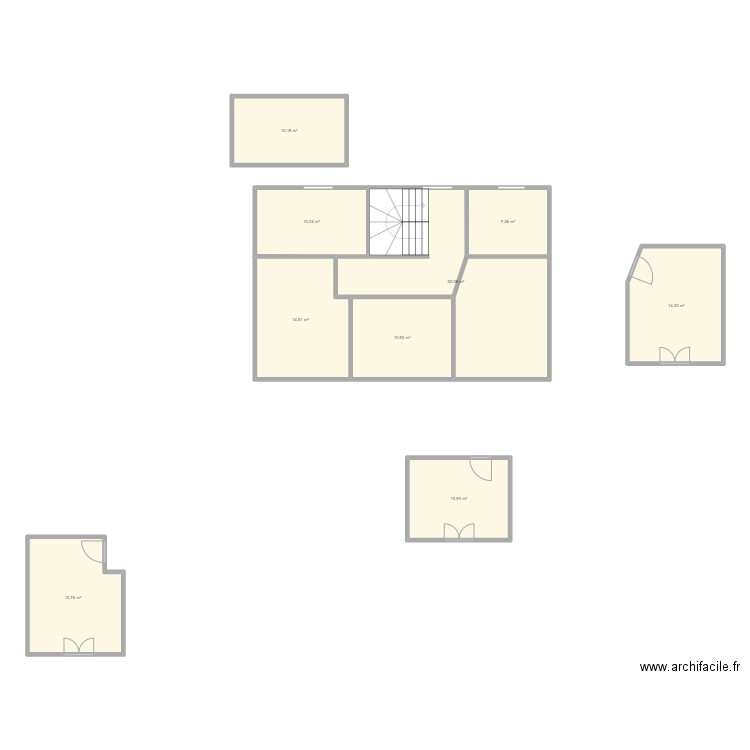 2ème étage_Chalet Les Neyres. Plan de 0 pièce et 0 m2