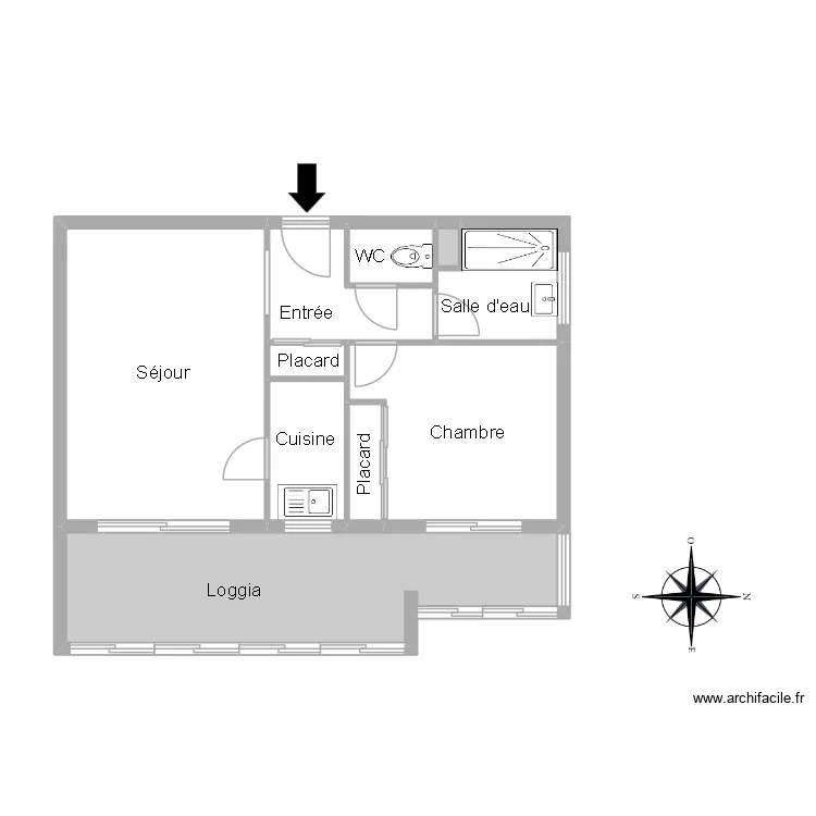 51097 GUILLOT. Plan de 10  et 51 m²