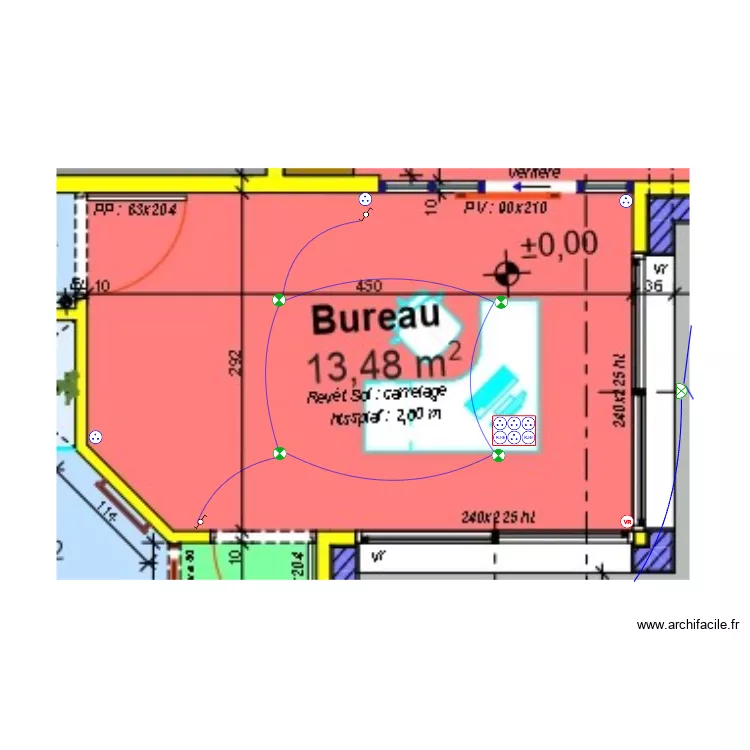 Hubert Patrick Bureau 1. Plan de Hubert Patrick Bureau 1. Plan de