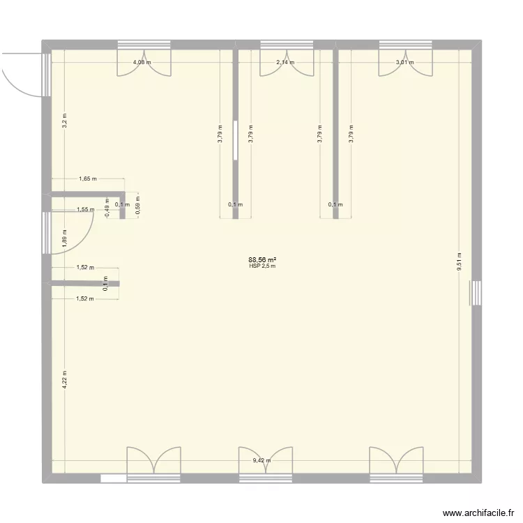 Comp&egrave;re Guilleri REGINE 3. Plan de 