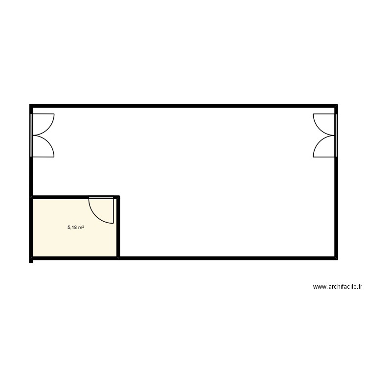 grand depot sandvik. Plan de 1 pièce et 5 m2