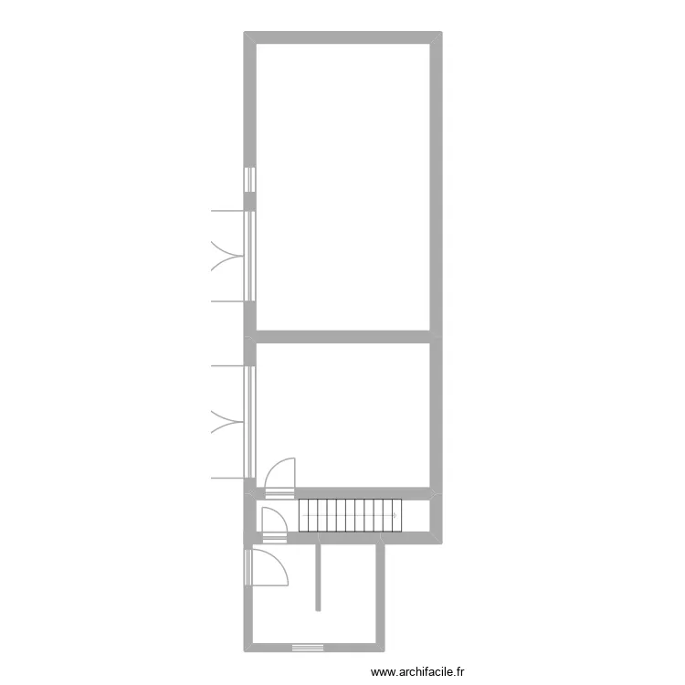 ACOSSE 3 RDC Logement 2. Plan de 3 Pièces et 58 m² ACOSSE 3 RDC Logement 2. Plan de 3 Pièces et 58 m²