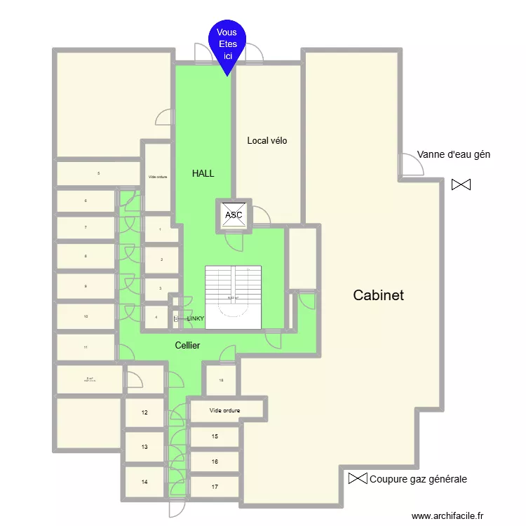Batiment A. Plan de Batiment A. Plan de