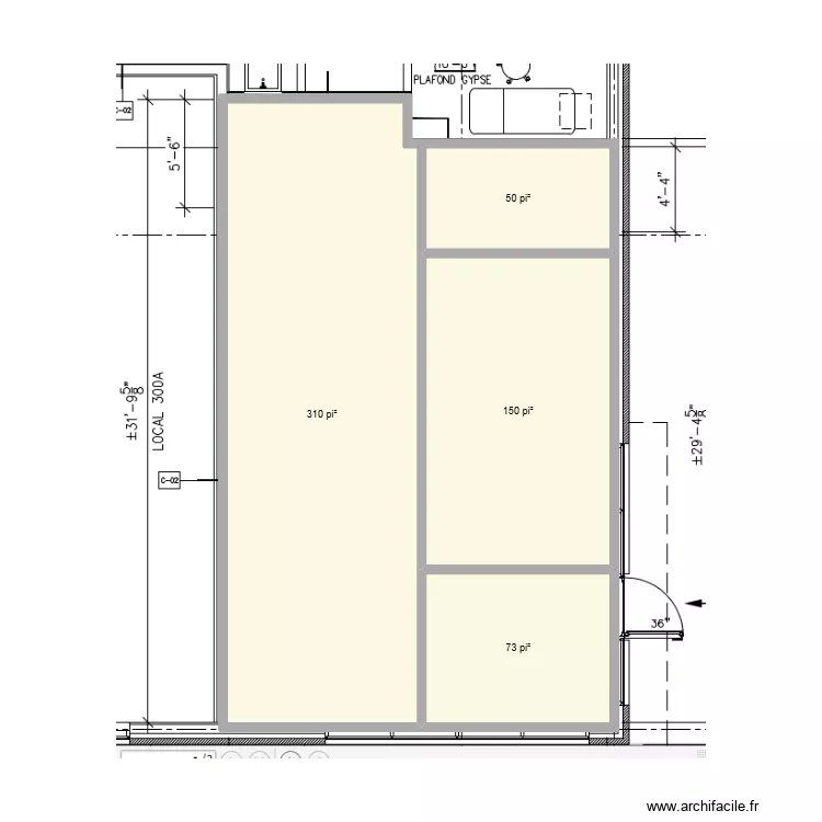 1623 route 132 - Toilette centr&eacute;e 2. Plan de 