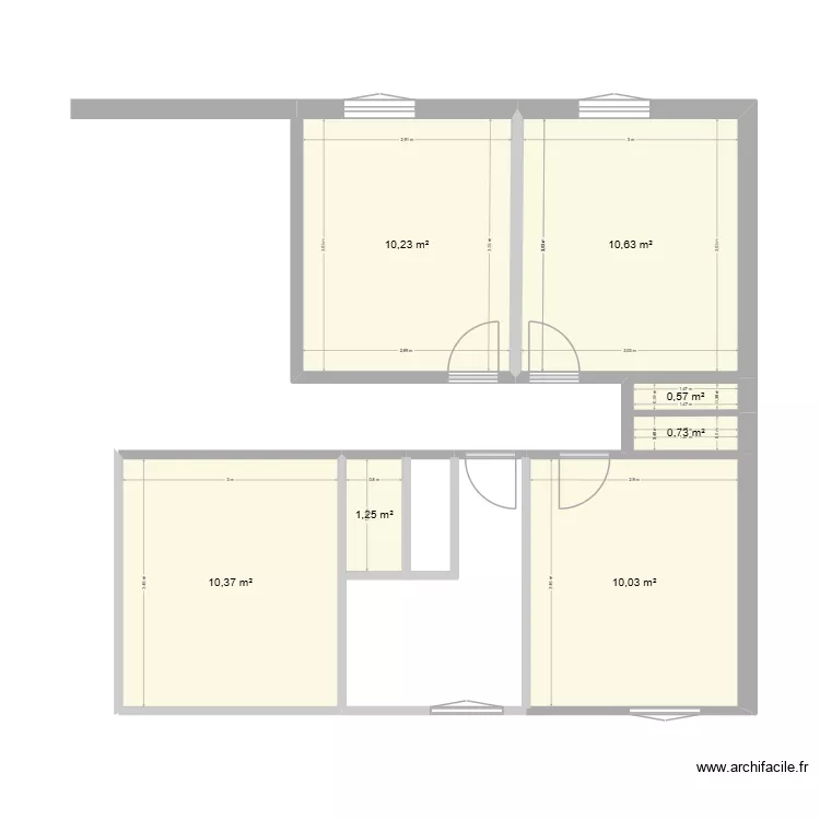 projet Savigné. Plan de 14 et 104 m² projet Savigné. Plan de 14 et 104 m²