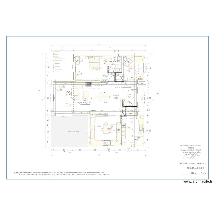 9 cerisiers rdc. Plan de 0 pièce et 0 m2