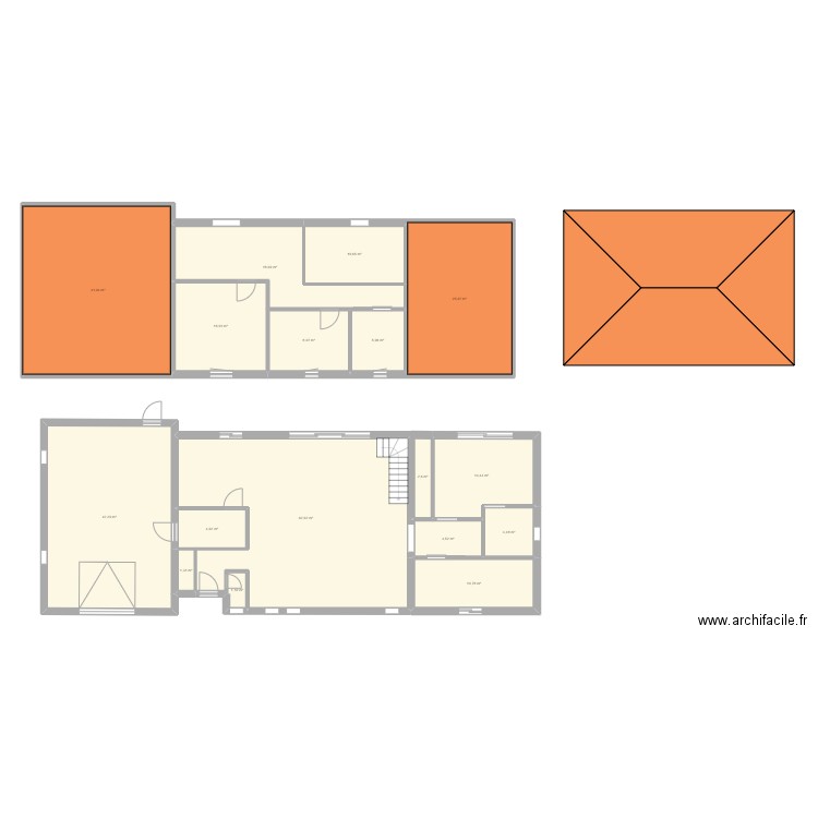 plan1. Plan de 17 pièces et 275 m2
