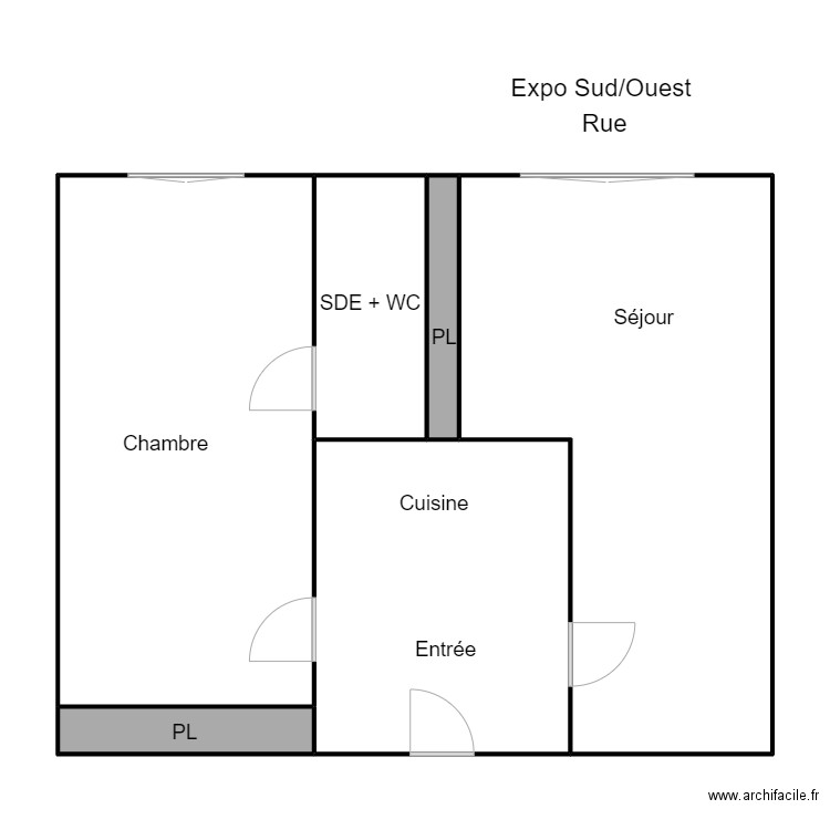 Plan Manceau Mélia. Plan de 0 pièce et 0 m2