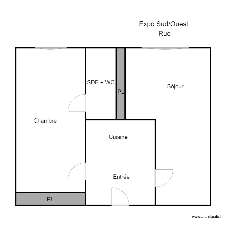 Plan Manceau M&eacute;lia. Plan de 