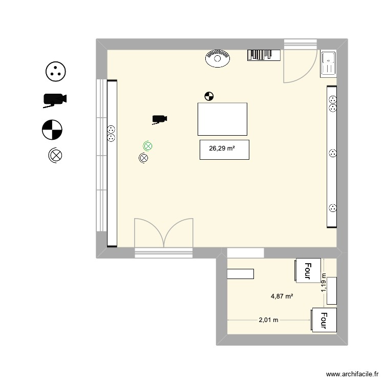 Atelier Anne kreig. Plan de 0 pièce et 0 m2