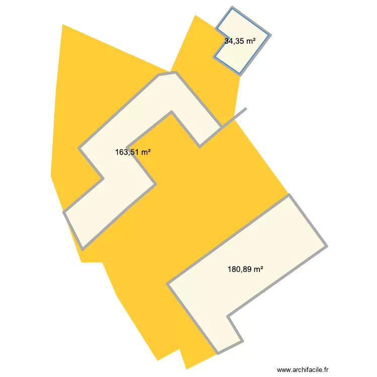 Plan de masse pour permis de construire. Plan de 
