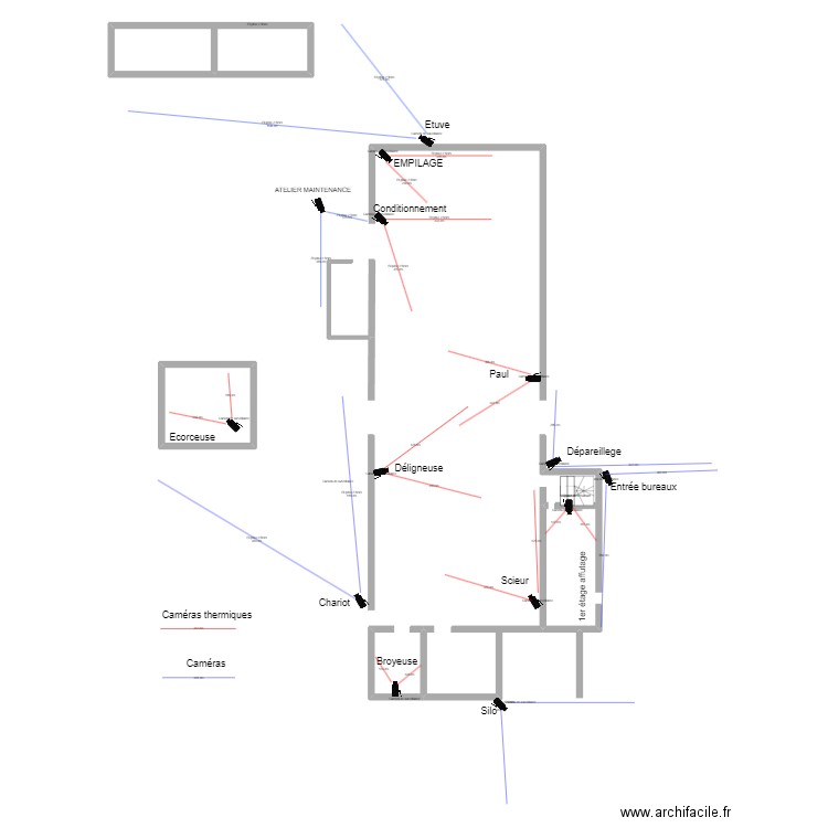 Calvi. Plan de 2 pièces et 26 m2