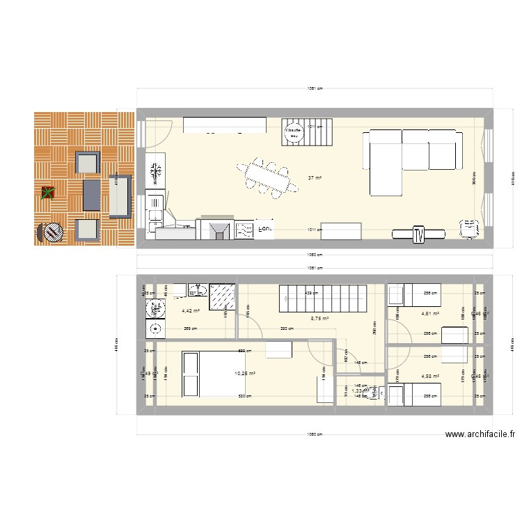 appartement 2. Plan de 0 pièce et 0 m2