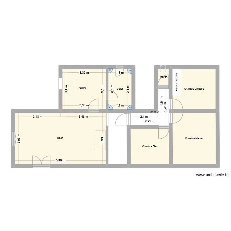 Maison lirac. Plan de 0 pièce et 0 m2
