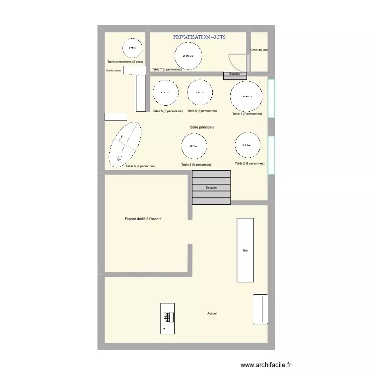 plan 2. Plan de 2  et 75 m²