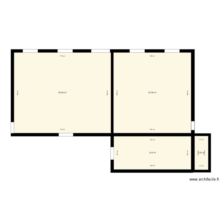 acacia RDC. Plan de 4 pièces et 111 m2