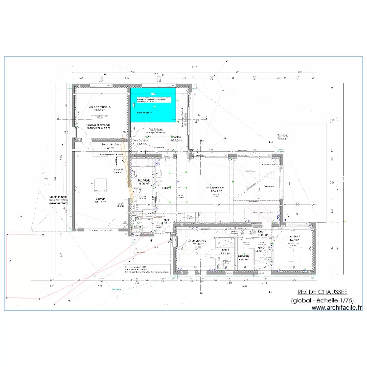 elec rdc Brochier. Plan de 