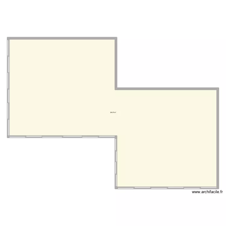 variante 6 m&egrave;tres. Plan de 