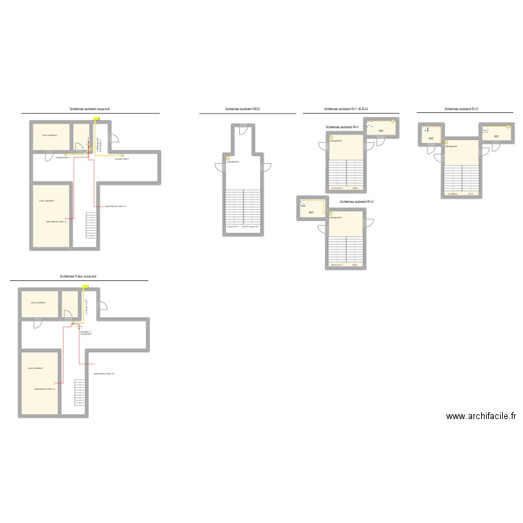 9 Anatol France. Plan de 16 pièces et 312 m2