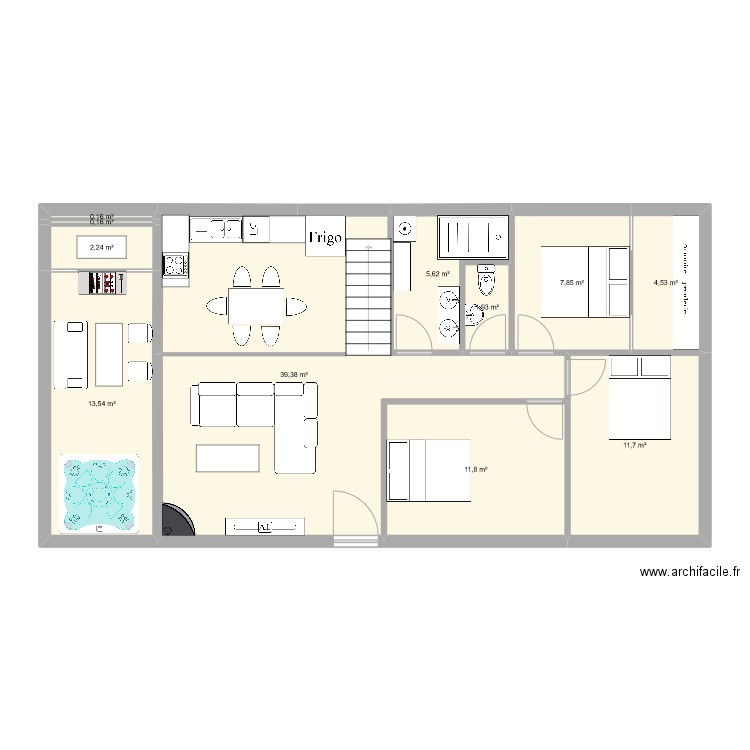 Projet dav. Plan de 0 pièce et 0 m2