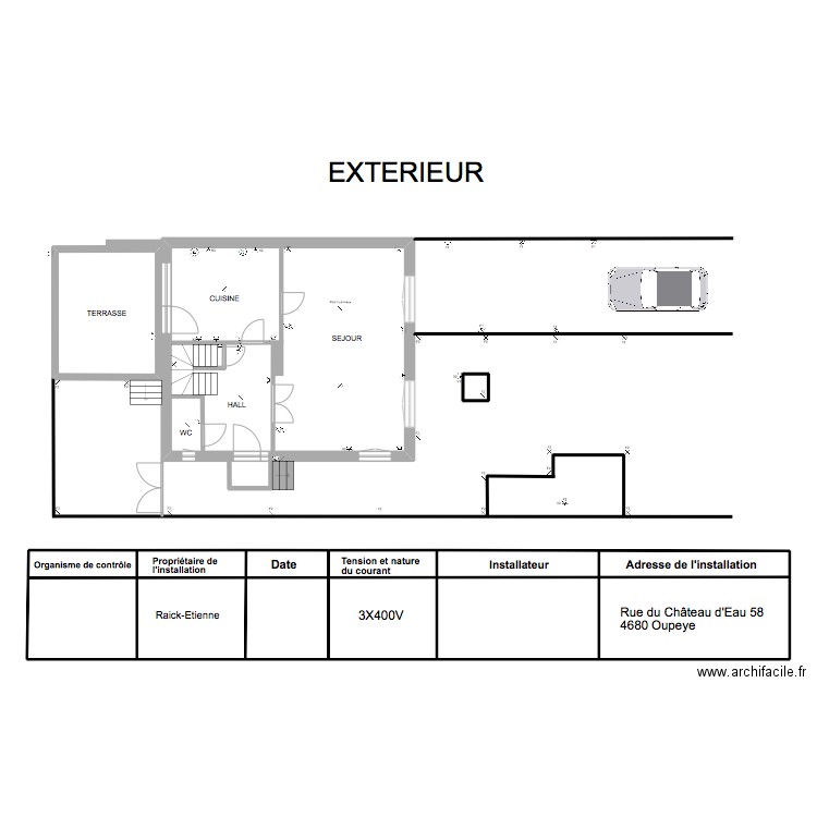 REZ DE CHAUSSE3. Plan de 11 pièces et 193 m2