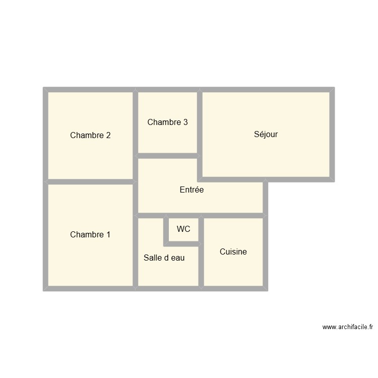 2505 HERRY. Plan de 8 pièces et 21 m2