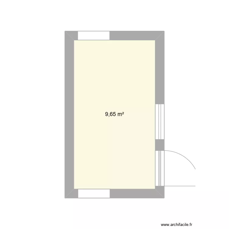 Buanderie. Plan de 1 et 10 m² Buanderie. Plan de 1 et 10 m²