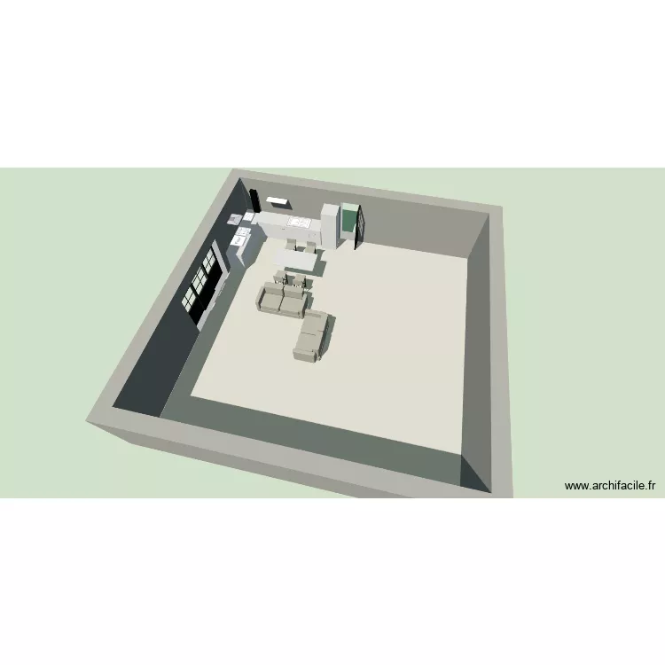 cuisine grange v2. Plan de 1 Pièce et 100 m² cuisine grange v2. Plan de 1 Pièce et 100 m²