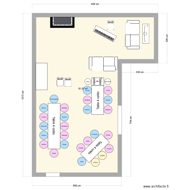 plan 3. Plan de 0 pièce et 0 m2