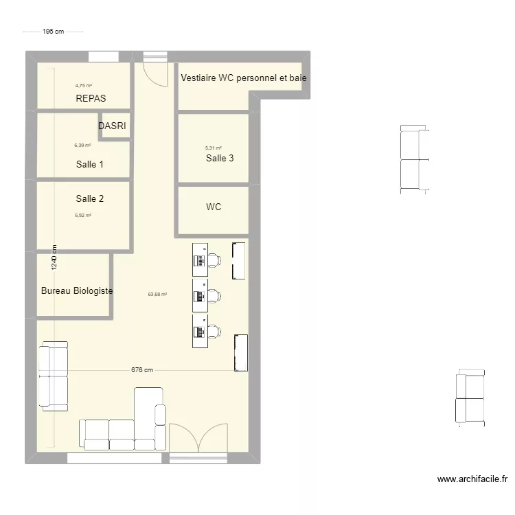 Saint Martin vide 88 V2. Plan de 