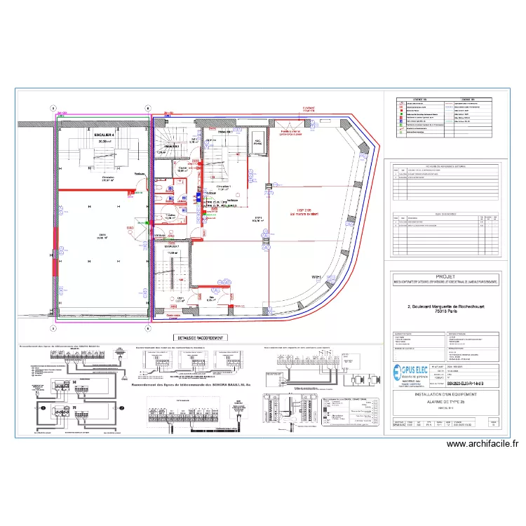 Ex TATI R+1. Plan de 