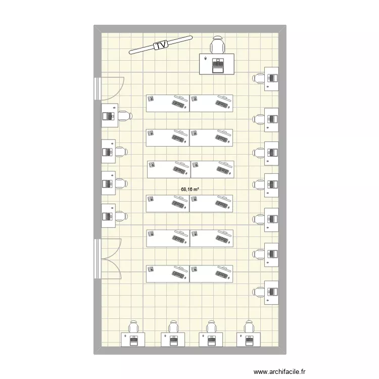 gavarnie. Plan de 1 Pièce et 68 m²