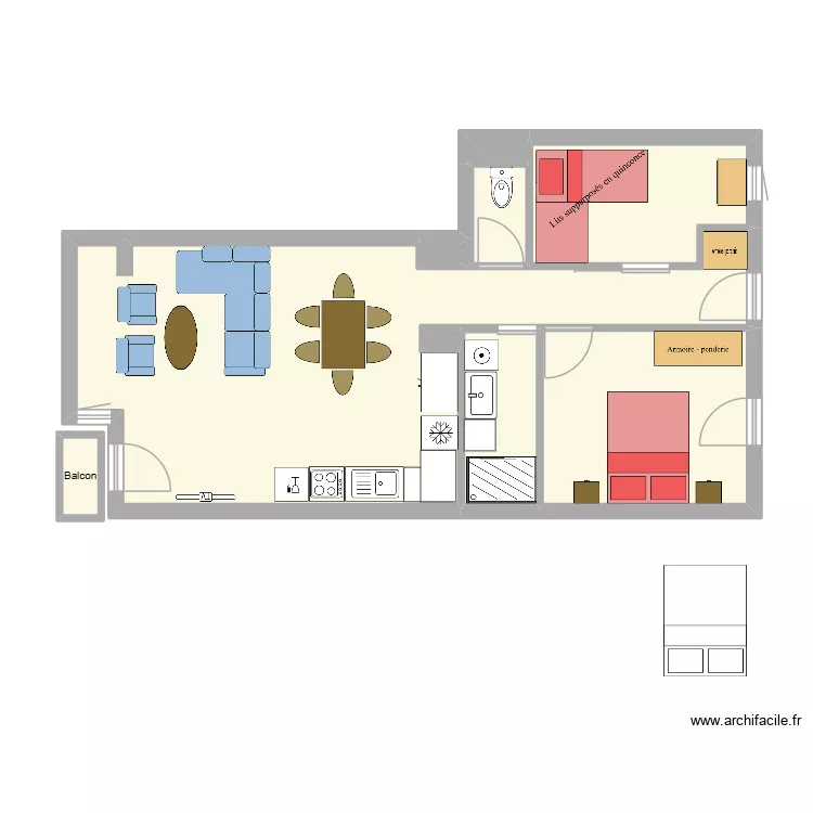 Etoile - APT 05. Plan de 