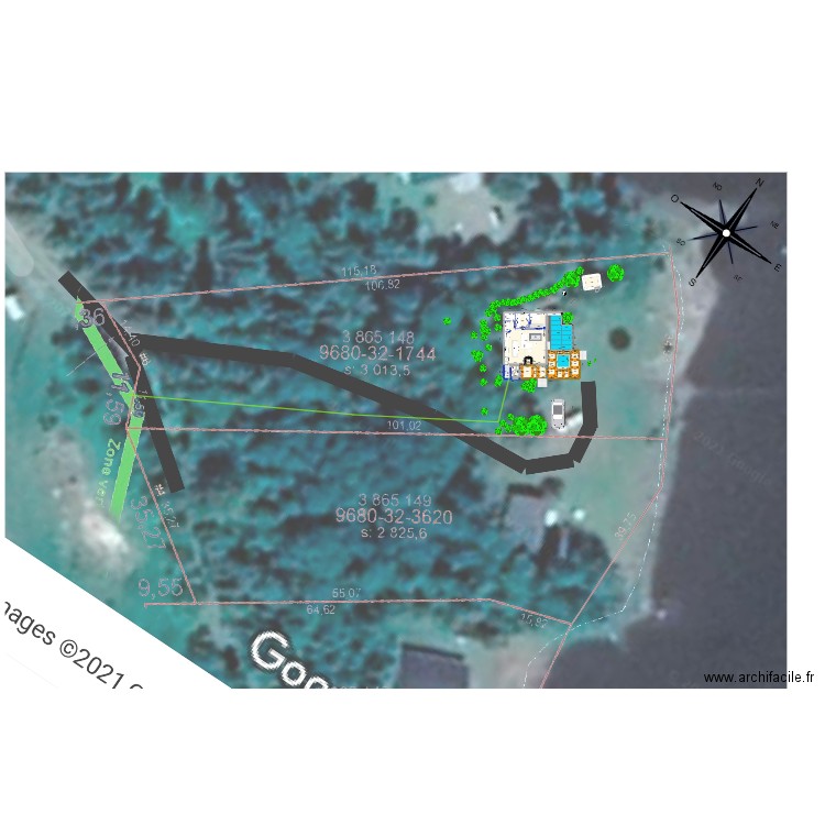 Galerie 2025-05-30. Plan de 40 pièces et 235 m2