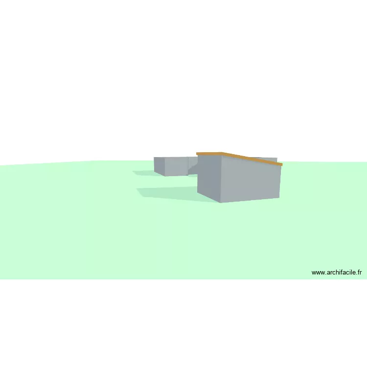 Julien. Plan de 2  et 184 m²