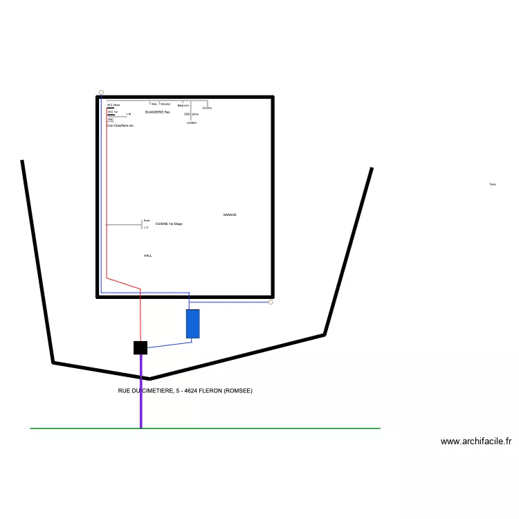 ros&eacute;e. Plan de 