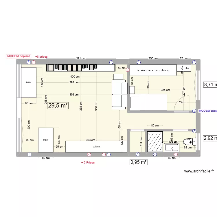 Appart Stocko. Plan de 