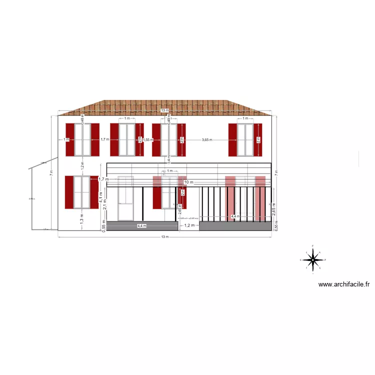 Fermeture Veranda V20.4. Plan de 