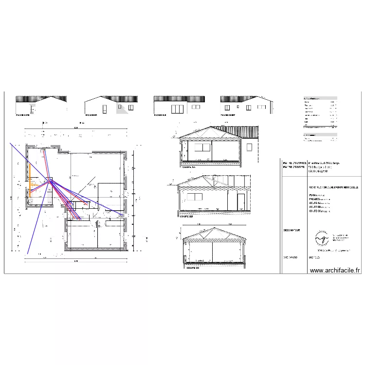 Plomberie AUGIZEAU. Plan de 