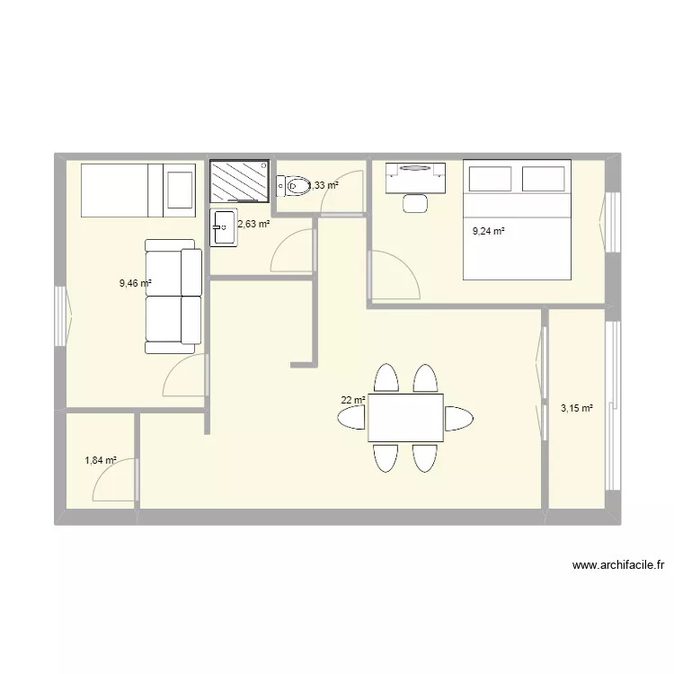 Les Mouettes. Plan de Les Mouettes. Plan de